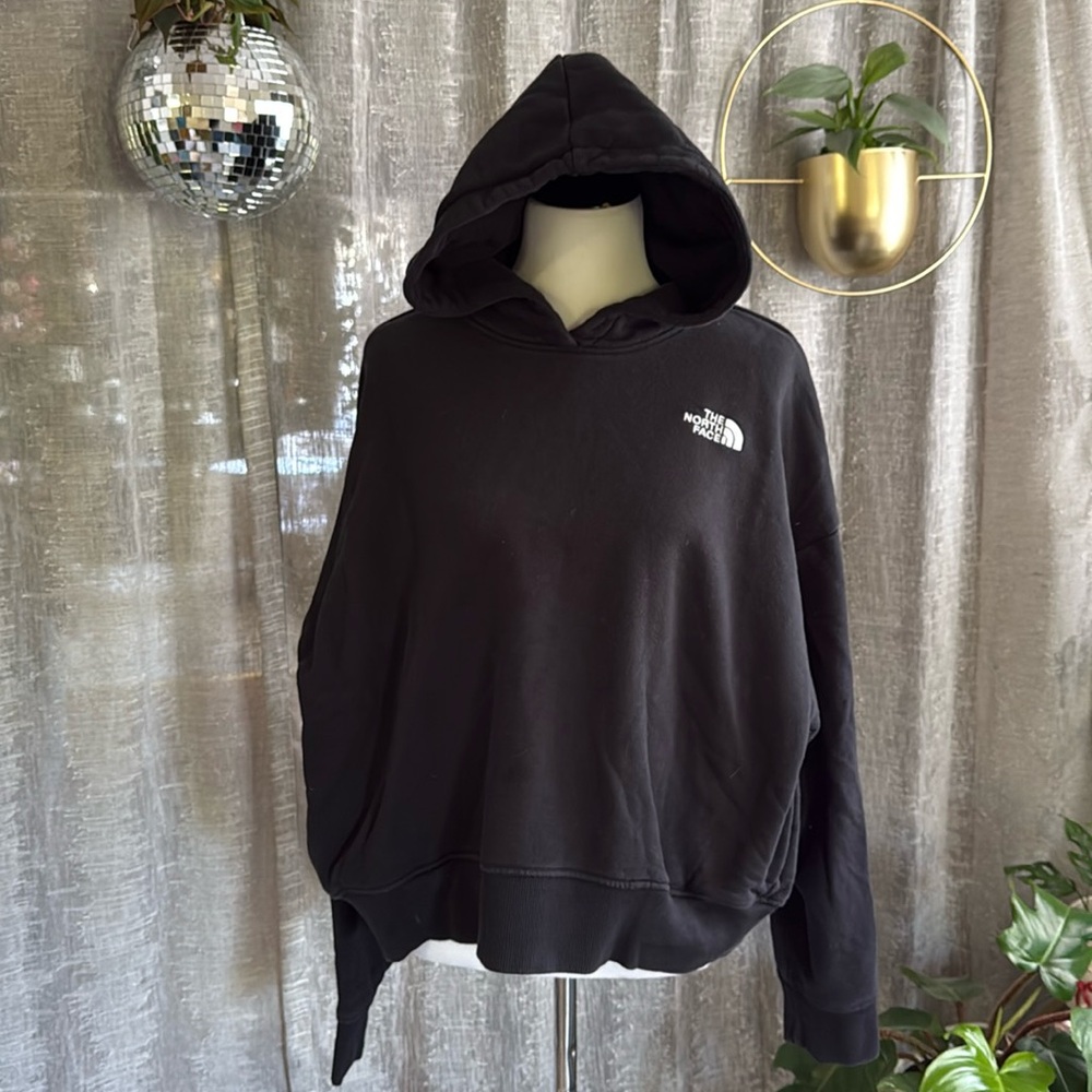North face semi cropped hoodie